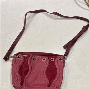 Elegant Burgundy Women's Shoulder Bag Steve Madden